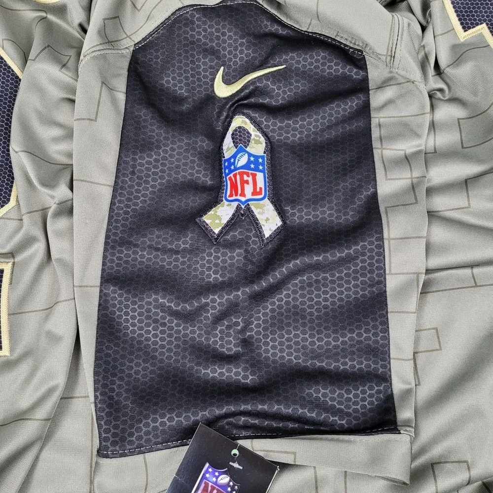 Nike Green Bay Packers Aaron Rodgers NFL Salute To Service On Field Jersey Sz XL